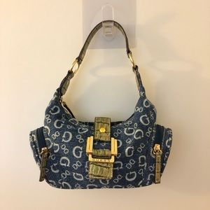 Mini Guess denim handbag